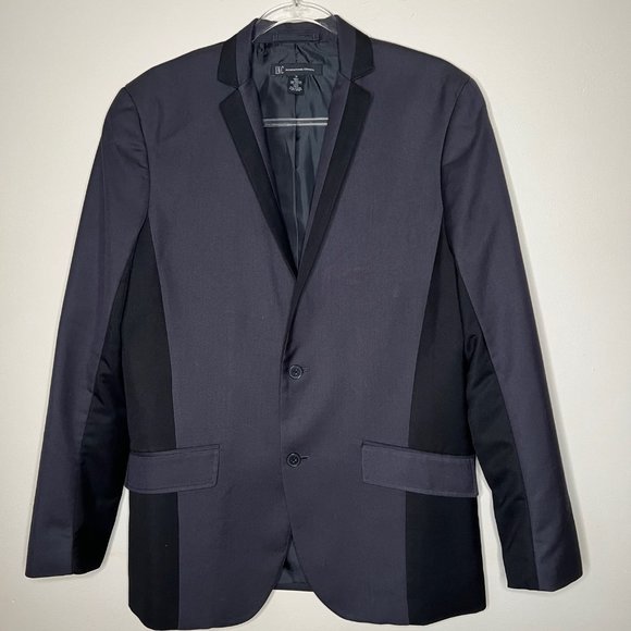 INC Slim Fit Black Blazer | Satin Trim | Size M (Men’s) - Picture 1 of 9